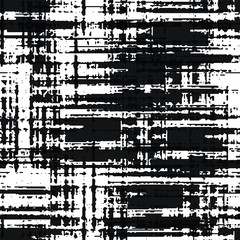 Grunge is black and white. Abstract seamless vector texture. Old worn surface in scratches.