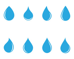 water drop Logo Template vector illustration