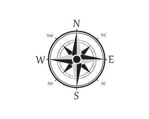 Compass Logo Template vector icon illustration design