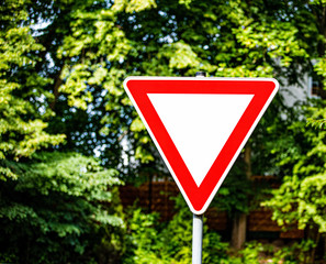 Traffic signs permitting,prohibiting and warning.