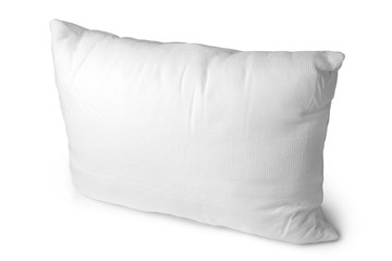 Fototapeta na wymiar White soft pillow