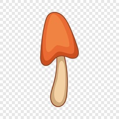 Hygrocybe conica mushroom icon. Cartoon illustration of hygrocybe conica mushroom vector icon for web design