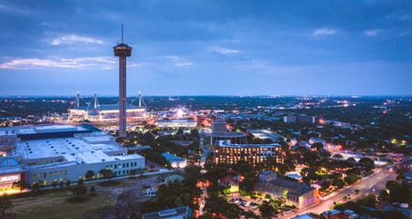 Aerial Landscape of San Antonio Texas