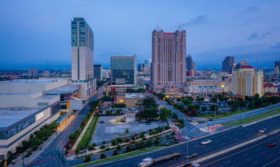 Naklejka premium Aerial Landscape of San Antonio Texas