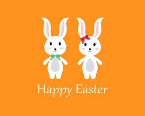 Rabbit Logo template vector icon