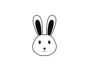 Rabbit Logo template vector icon design