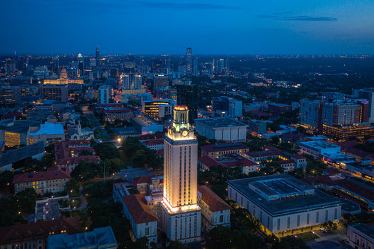 Aerial of Austin Texas