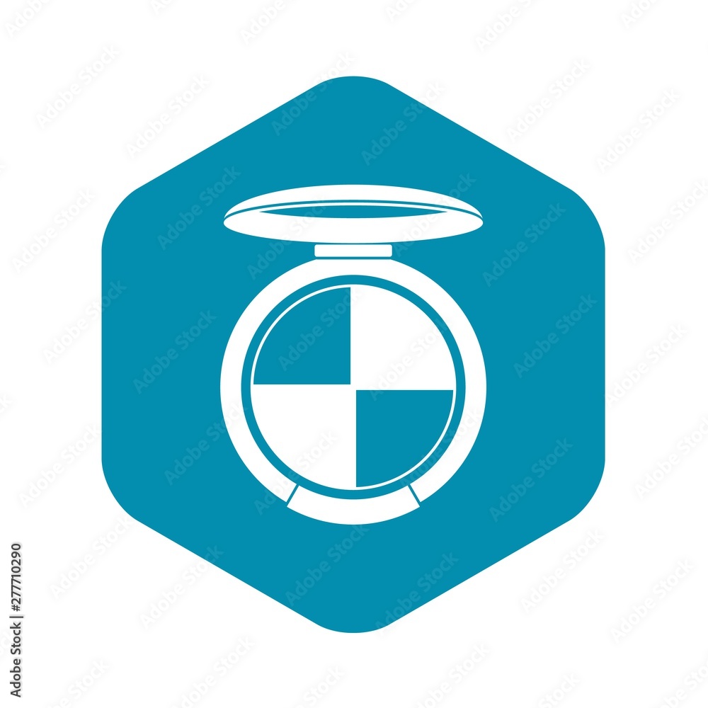 Poster shadow kit icon. simple illustration of shadow kit vector icon for web