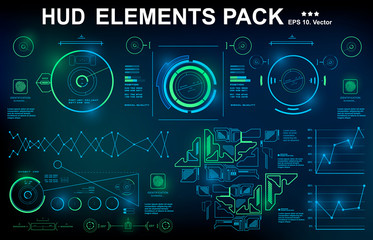 Futuristic virtual graphic touch user interface, target