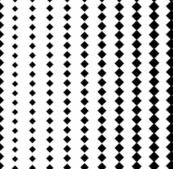 Simple black and white halftone seamless surface pattern