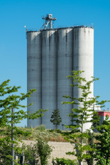 Getreidesilos in Heilbronn