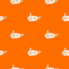 Submarine navy pattern vector orange for any web design best