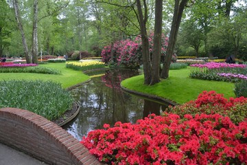 Tulip Gardens,  Keukenhof Netherlands