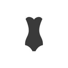 Swimsuit icon template color editable. Swimsuit symbol vector sign isolated on white background. Simple logo vector illustration for graphic and web design.