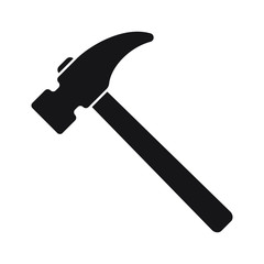 Hammer icon, hammer symbol, vector.