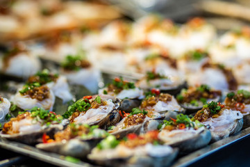 chinese street food market harbin