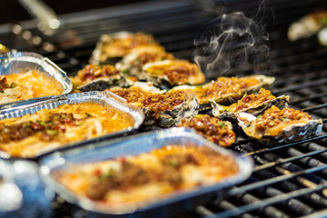 chinese street food market harbin