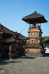Obraz premium View of modern Balinese architecture in Bali, Indonesia