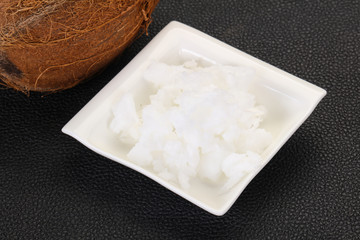 Dietary Coconut oil in the bowl