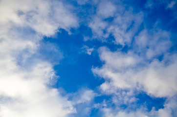 Fototapeta premium blue sky with cloud. blue sky background with white clouds
