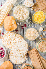 Assortment of gluten free food