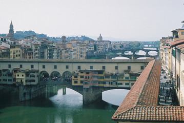 Naklejka premium View of Ponte Vecchio