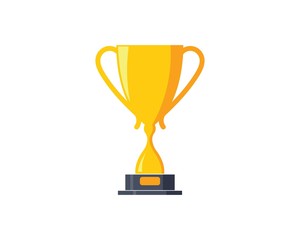 Trophy  vector icon winner illustration