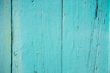 teal blue country wood building