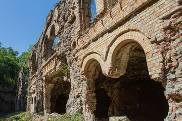 Ruins of Tarakanivskiy Fort (Fort Dubno, Dubno New Castle) - fortification, architectural monument...