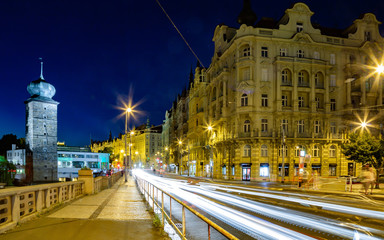 Fototapeta na wymiar Night Prague scenery