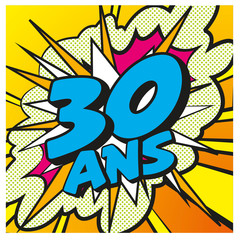 Carte Anniversaire 30 ans 1