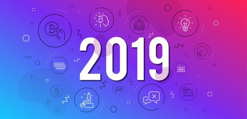 Infographic concept. Innovation, Loan percent and Music making icons simple set. Bitcoin think, Group and Seo statistics signs. Fast delivery, 24h service and Bitcoin pay symbols. Reject, Idea and Ram