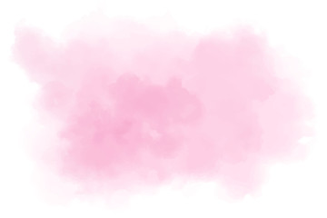 Fototapeta premium Red, pink watercolor background. Abstract vector paint splash, isolated on white backdrop. Aquarelle beautiful texture. Graphic design for your project.