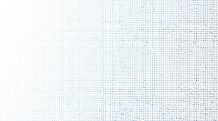 Obraz premium Blurred Circuit Microchip Technology on Black and White Background,Hi-tech Digital and Communication Concept design,Free Space For text in put,Vector illustration.
