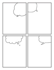 The Blank Comic Book Notebook