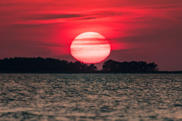 sonnenuntergang am meer