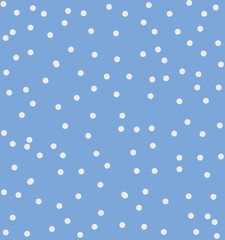 Blue background with white spots. raster illustration for prints