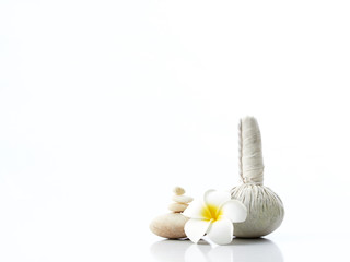 Herbal compress and spa massage