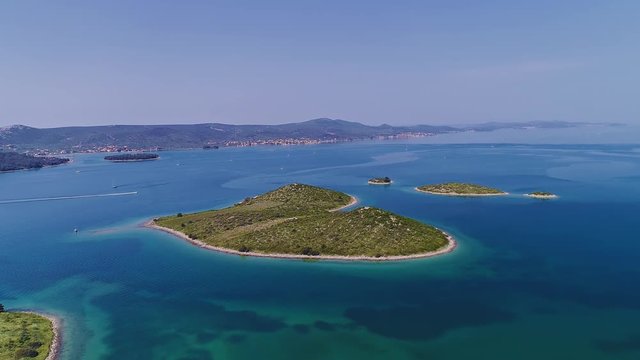 Galesnjak island aerial