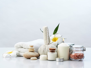Herbal compress and spa massage