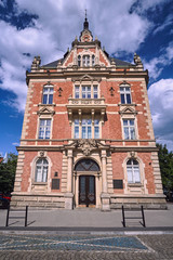 Obraz premium Art Nouveau facade of the buildings in Poznan..