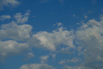 Obraz premium cloud sky blue background white nature