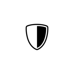 shield icon template vector illustration - vector