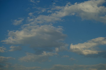 cloud sky blue background white nature