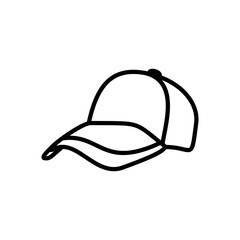 Baseball Cap Icon Vector Illustration - Vector