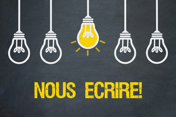Nous ecrire!