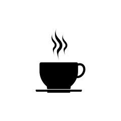 Coffee cup icon template illustration - vector