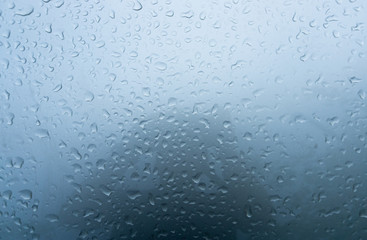 Water drops on glass texture abstract  background (cleaning, window, water)