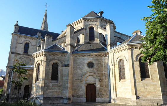 Church located in the city of Argenteuil and named Basilique Saint Denys. France.
