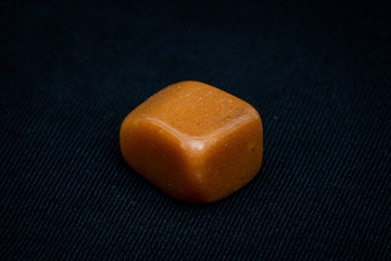 Chinese Jade gemstone luxury good in yellow orange and brown tones